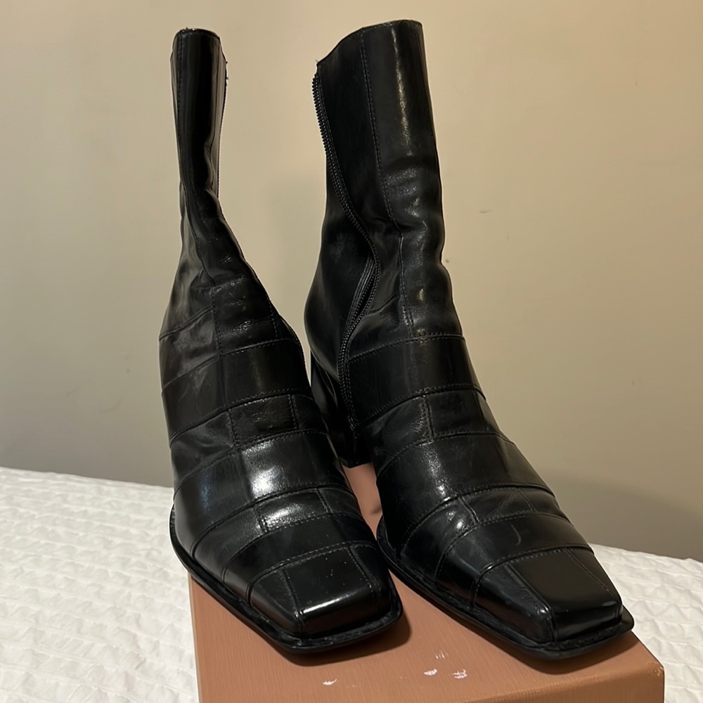 Vintage Leather Ankle Boots